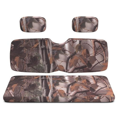 KEMIMOTO UTV Seat Covers Waterproof 1680D Compatible with Ranger 500 700 800 2002-2008, Camo Bench Seat Cover with Durable Fabric and Waterproof PVC Coating，Parts Accessories