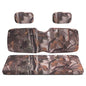 KEMIMOTO UTV Seat Covers Waterproof 1680D Compatible with Ranger 500 700 800 2002-2008, Camo Bench Seat Cover with Durable Fabric and Waterproof PVC Coating，Parts Accessories