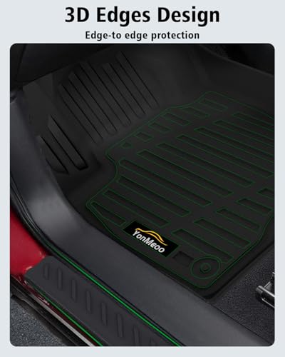 Floor Mats & Cargo Liner Custom Fit for Acura ADX 2025 All Weather TPE Rubber 1st & 2nd Floor Liners Automotive Trunk Mat for Acura ADX 2025 Accessories, Black - size: For Acura ADX 2025