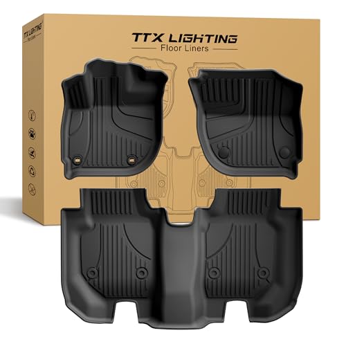 Floor Mats Fit for Honda HR-V HRV 2016-2022 - Front and Rear Row Liner Automotive Floor Mats - All-Weather Protection TPE Car Floor Liners HRV Accessories Black