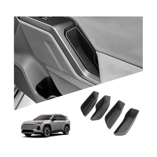 4Pack for 2026 Toyota RAV4 Door Side Storage Box for 2026+ Toyota RAV4 (LE/SE/XLE Premium/Woodland/XSE/Limited) Door Handle Organizer 2026 RAV4 Accessories Insert Glove Pallet (Front & Rear)