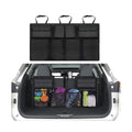Car Trunk Organizer, Space Saving Vehicle Backseat Hanging with 8 Large Pockets, Automotive Interior Cargo Organization Storage Bag Accessories, Universal for SUV, Truck, Van