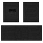 FH Group Car Floor Mats - DIY Ultra Waterproof Trimmable Non-Slip Vinyl Floor Mats, Solid Black