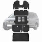 Floor Mats & Trunk Mats for 2011-2017 Honda Odyssey, TPE All Weather Protection 3 Rows Car Floor Liners with Cargo Liners Covering the backrest Accessories - size: 2011-17|For Honda Odyssey|Full Set