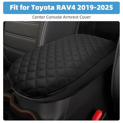 Center Console Armrest Cover for Toyota RAV4 2019 2020 2021 2022 2023 2024 2025 Fully Covered Anti-Scratch Protector Interior Accessories - size: Compatible with RAV4 2019-2025