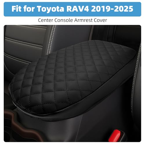 Center Console Armrest Cover for Toyota RAV4 2019 2020 2021 2022 2023 2024 2025 Fully Covered Anti-Scratch Protector Interior Accessories - size: Compatible with RAV4 2019-2025