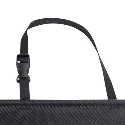 Cargo Cover for Honda CRV 2026 2025 2024 2023, Retractable Cargo Trunk Cover for Honda CRV 2023-2026, w/Extension and Straps - style: Carbon Fiber Leather - Extension & Straps