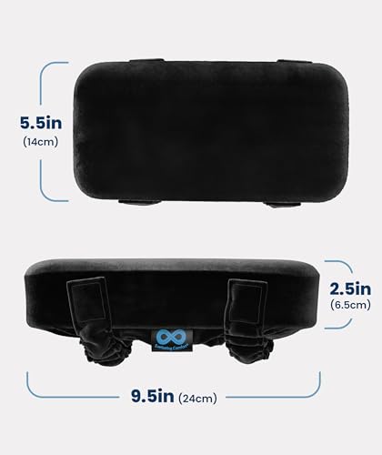Elevate Series by Everlasting Comfort Office Chair & Wheelchair Arm Pads - Memory Foam ArmRest Covers for Desk, Gaming Chair, Arm Pillow Seat Cover Cushions & Protectors to Relieve Pressure for Elbows