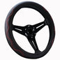 Elastic Steering Wheel Cover Universal 15 inch Steering Wheel Covers Soft Microfiber Leather Breathable Anti-Slip Durable Car Accessories Fit for Suvs, Vans, Trucks - Red - color: Red