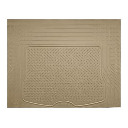 PIC AUTO Heavy Duty Cargo Liner, Trimmable All-Weather Rubber Trunk Mat for Cars, SUVs, Vans & Trucks, Anti-Slip Backing, Durable Protection, Large, Beige - color: Beige