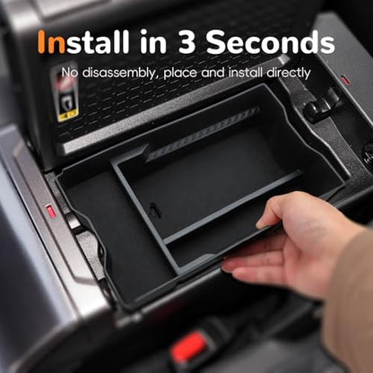 MARCHFA Center Console Organizer Tray Compatible for 2026 Toyota RAV4 Accessories Armrest Storage Box Tray Organizer Middle Console Insert Holder Not Fit for Limited (Style 1) - style: Style 1