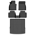 HAFIDI® Floor Mats & Cargo Liner Set Fit for 2023 2024 2025 Mazda CX-50 (Not for Hybrid) All Weather Protection TPE Anti-Slip Automotive Full Set Floor Liners Custom Mazda CX50 Accessories - Black - style: 11) For CX50 2023-2025 Full Set