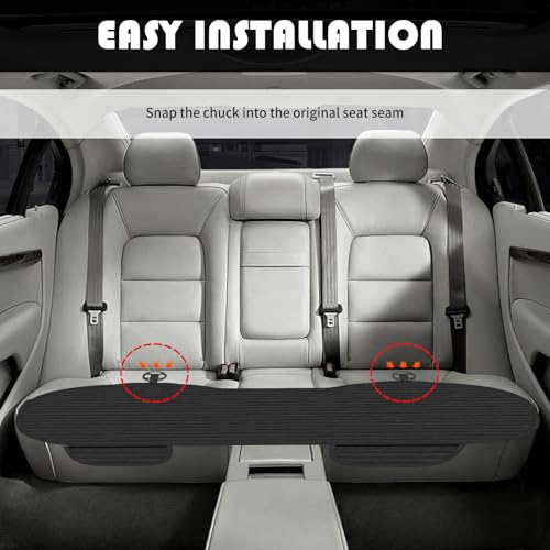 Upgraded Car Back Seat Covers with Storage Bag,Versatile Car Rear Seat Cover for Protecting Seats and Organizing Items,Breathable Cars Bench Seats Cover with Non-Slip Design - color: Rear