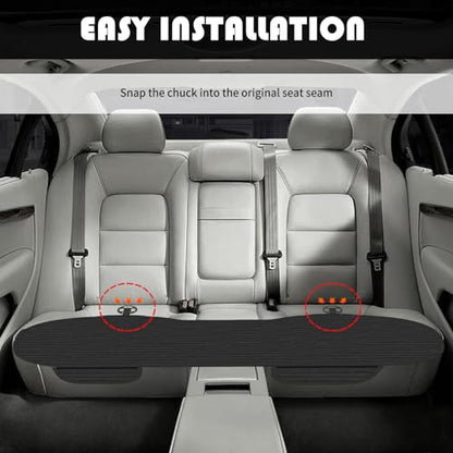 Upgraded Car Back Seat Covers with Storage Bag,Versatile Car Rear Seat Cover for Protecting Seats and Organizing Items,Breathable Cars Bench Seats Cover with Non-Slip Design - color: Rear
