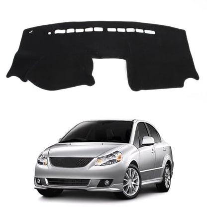 Dash Cover for Suzuki SX4 2009 2010 2011 2012 Dashboard Cover Mat, Sunshade Non-Slip Center Console Sunshield Protector Mat Pad - size: Suzuki SX4 2009-2012