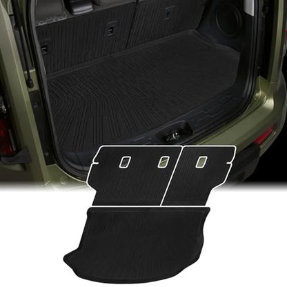 Cargo Liner Compatible with 2010-2013 KIA Soul Trunk Mat Cargo Mat Back Seat Cover Protector(Backrest Mats+Trunk Mat) - size: For 2010-2013 KIA Soul