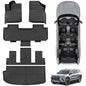 KARPAL Floor Mats for 2018-2023 Chevy Traverse/ 2024 Traverse Limited Only 7 Seats, with 2nd Row Bucket Seats, All-Weather TPE Custom Fit Floor Liners Car Accessories - style: 2018-2023 | For Chevy Traverse | Full Set