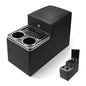Center Console Between Seats for Minivans, Featuring Cup Holders, Coin Compartment, and Card Slot Center Console for Trucks, Minivans, and SUVs Front Seat Bench Center with Locking (Regular)
