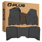 G-PLUS Floor Mats Fit Dodge Ram 2009-2018 Truck Crew Cab/Not Fit Tradesman Quad Cab TPE All Weather Custom Fit Full Cover Protection Floor Liners,1st & 2nd Row Car Mats Black - size: 2009-2018|Fit Dodge Ram Crew Cab|3PCS