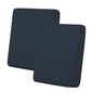Easy-Going Stretch Individual Loveseat Couch Cushion Cover Sofa Cushion Furniture Protector Sofa slipcover Soft Flexibility with Elastic Bottom (2-piece Loveseat Cushion Cover, Dark Blue) - color: Dark Blue, size: 2-piece