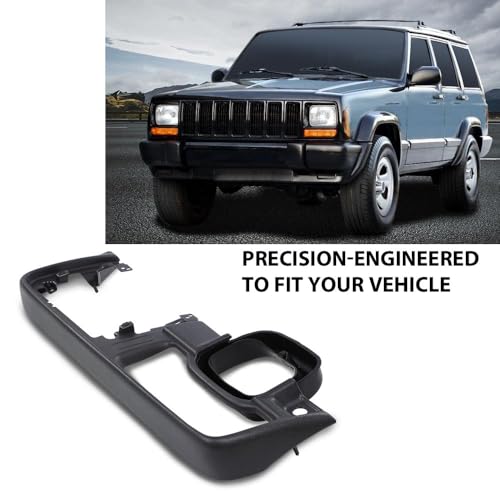 G-PLUS Dash Bezel Trim Speedometer Cluster Bezel Compatible with 1997-2001 Jeep Cherokee XJ 5EJ84LAZAC - size: 1997-2001 Jeep Cherokee XJ | Dark Gray