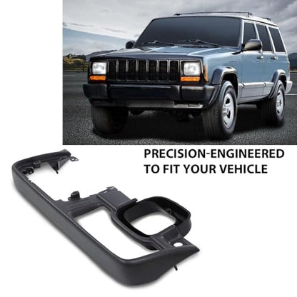 G-PLUS Dash Bezel Trim Speedometer Cluster Bezel Compatible with 1997-2001 Jeep Cherokee XJ 5EJ84LAZAC - size: 1997-2001 Jeep Cherokee XJ | Dark Gray