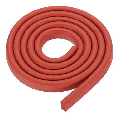 uxcell 3.28 ft Foam Backer Rod, 0.24" x 0.39" D-Shaped Solid Joint Filler, Foam Seal Strip for Caulk Saver, Rope Caulk Cement Crack Filler, Red - size: 3.28 ft x 0.24" x 0.39"