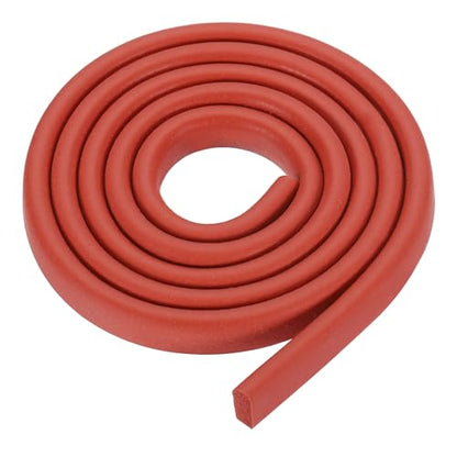 uxcell 3.28 ft Foam Backer Rod, 0.24" x 0.39" D-Shaped Solid Joint Filler, Foam Seal Strip for Caulk Saver, Rope Caulk Cement Crack Filler, Red - size: 3.28 ft x 0.24" x 0.39"
