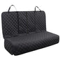 Dog Car Seat Cover, Deluxe Waterproof Pet Back Carseat Protector for Cars, SUVs, Trucks, Nonslip and Easy Cleanup Backseat Pet Cover for Automotive Rear Bench (Black) - color: BLACK
