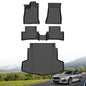 Hutisya-Floor Mats & Cargo Liner Set Fit for 2021-2025 Acura TLX All Weather Protection Anti-Slip & Durable TPE Full Set Liners Automotive Accessories-Black - style: 1)For TLX 2021-2025 Full Set