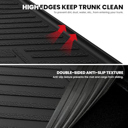LASFIT Cargo Mat for Audi A5/S5 2025-2026(New Body), Custom Fit All-Weather TPE Trunk Mat for Audi Accessories, Waterproof, Easy to Clean, Black - size: 3)2025-2026|For Audi A5 New Body|Cargo Mat