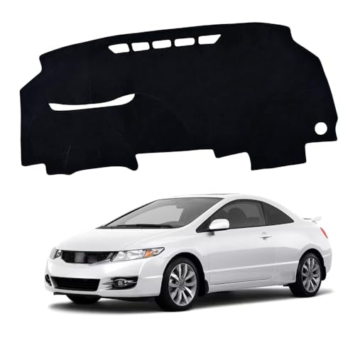 XITER Polyester Dashboard Cover Mat Carpet Dash Nonslip Sun Shade Mat Compatible For Honda civic 2006 2007 2008 2009 2010 2011. - size: 2006-2011 civic