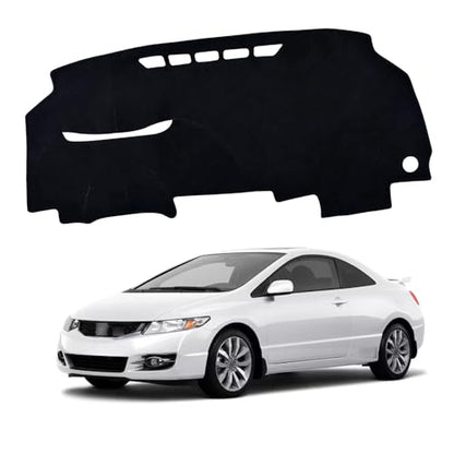 XITER Polyester Dashboard Cover Mat Carpet Dash Nonslip Sun Shade Mat Compatible For Honda civic 2006 2007 2008 2009 2010 2011. - size: 2006-2011 civic