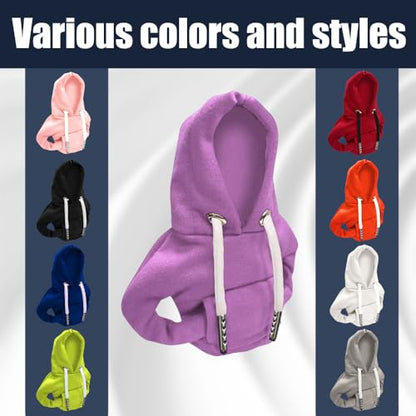Gear Shift Hoodie, Car Gear Shift Cover, Fashionable Hoodie Car Shifter Knobs, Auto Interior Decor Accessories Cute Shifter Knob Hoodies Universal for Manual & Automatic (Purple)