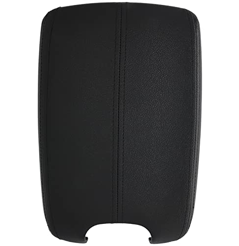 Center Console Cover for Honda Accord 2008 2009 2010 2011 2012, Black Leather Suture Console Armrest Lid Replacement for 2008-2012 Honda Accord Center Console Cover by KAKO