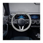 Car Silicone Steering Wheel Cover, Soft Anti-Slip Auto Steering Wheel Protector Fit 14 Inch, Universal Vehicle Interior Accessories for Cars, SUVs, Trucks, and Vans (Gray) - style: Gray