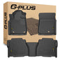 G-PLUS Car Floor Mats 3PCS Fit 2007 2008 2009 2010 2011 Toyota Tundra Double & CrewMax Cab Pickup,TPE Floor Liners All Weather Full Cover Protection 1st & 2nd Row Cargo Liners, Black - size: 07-11|Fit Toyota Tundra Double&CrewMax Cab|3PCS