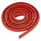uxcell 3.28 ft Foam Backer Rod, 0.39" x 0.2" D-Shaped Solid Joint Filler, Foam Seal Strip for Caulk Saver, Rope Caulk Cement Crack Filler, Red - size: 3.28 ft x 0.39" x 0.2"