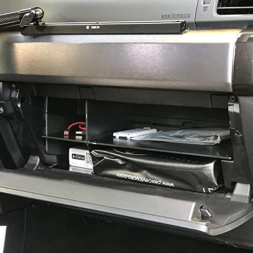 Glove Box Dividers Organizer Compatible with Toyota 4Runner Accessories 2010-2023 2024/ Lexus GX 460 (2010-2023) Insert Box ABS Secondary Storage