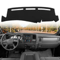 Dashboard Dash Cover Mat for Chevy Chevrolet Silverado 1999 2000 2001 2002 2003 2004 2005 2006 Polyester Custom Fit Silverado Dash Cover (Silverado 1999-2006, Black) - size: Chevy Silverado 1999-2006