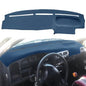 Dash Cover Mat Custom Fit for 1994-1997 Nissan Hardbody D21 Pickup Truck / 1994 1995 Pathfinder, Dashboard Cover Pad Carpet Protector F137(Navy Blue) - color: Navy Blue