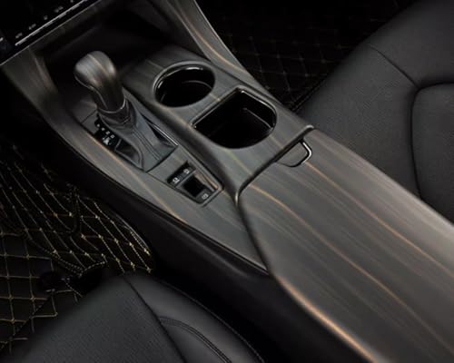 ERIDANUS Auto Accessories for Toyota Avalon 2022 2021 2020 2019 Central Gear Shift Knob Cover Trim (Peach Wood Style) ABS 1 PCS