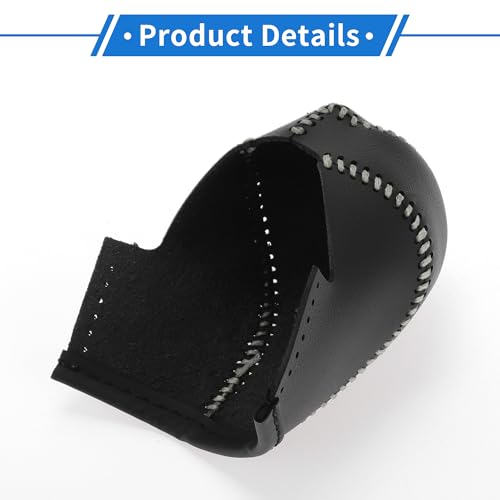 1 Set Gear Shift Knob Cover for Infiniti FX35 2009-2012 Anti-Slip Faux Leather Black Beige Stick Shifting Handle Protector