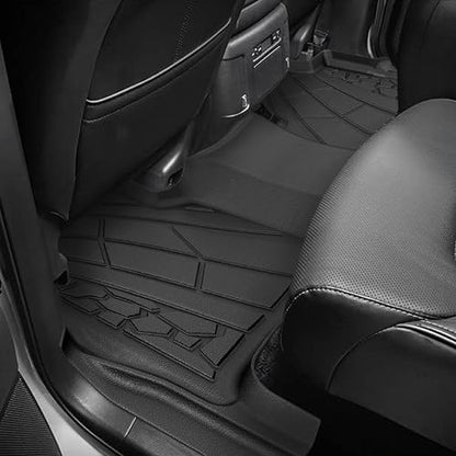 KARPAL Floor Mats for 2015-2020 Chevy Tahoe/GMC Yukon (Not for XL), with 2nd Row Bucket Seats (7seats) Cover Protector, All-Weather TPE Custom Fit Floor Liners Car Accessories - style: 2015-2020 | For Chevy Tahoe 7 Seats| Combo Set