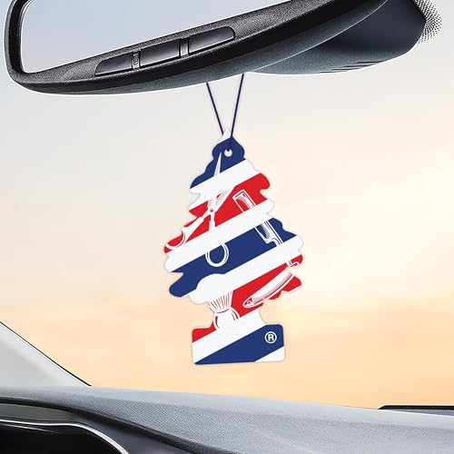 LITTLE TREES Car Air Freshener | Hanging Tree Provides Long Lasting Scent for Auto and Home | 24 Air Fresheners |Fresh Shave - color: Fresh Shave, size: 6 Count (Pack of 4)