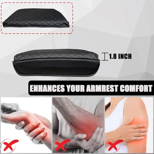 Center Console Cover for Dodge Ram 1500 2500 3500 Bucket Seat - 2009 2010 2011 2012 2013 2014 2015 2016 2017 2018 Dodge Ram Middle Console Armrest Cover (Bucket Console Only) - size: 1) 09-18 |RAM 1500/2500/3500| Bucket Seat,Thick