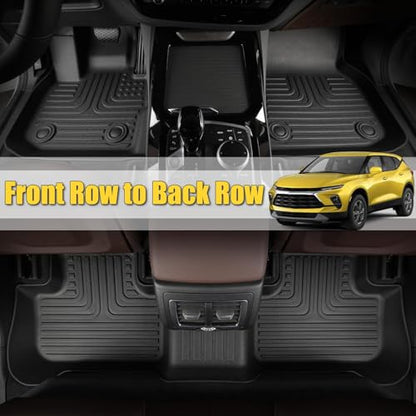 for Mazda CX-5 Floor Mats 2013 2014 2015 2016, TPE Automotive All Weather Custom Car Floor Mats Cargo Liner Full Set for CX5 Accessories 2013-2016
