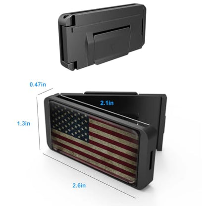 2PCS American Flag Car Seatbelt Adjuster car Universal Car Seat Belt Pads Cover for More Comfortable Driving, Seat Belt Shoulder Strap - color: Classic American Flag