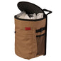 Lusso Gear Spill-Proof Car Trash Can - Easy to Clean Hanging Garbage Bin - Leak-Proof Lid, Removable Liner, Waterproof - Keeps Truck, SUV, Car, Minivan Clean & Odor Free - 2.5 Gallon Tan Car Trash Can - color: 1-Pack Tan, style: 2.5 Gal