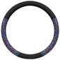 BDK Geometric Prism Sparkle Glitter Steering Wheel Cover - Car Steering Wheel Cover for Women with Shiny Holo Bling Accents, Fits Most Car Truck Van SUV Wheel Sizes 14.5 to 15 inch - color: Geometric Prism